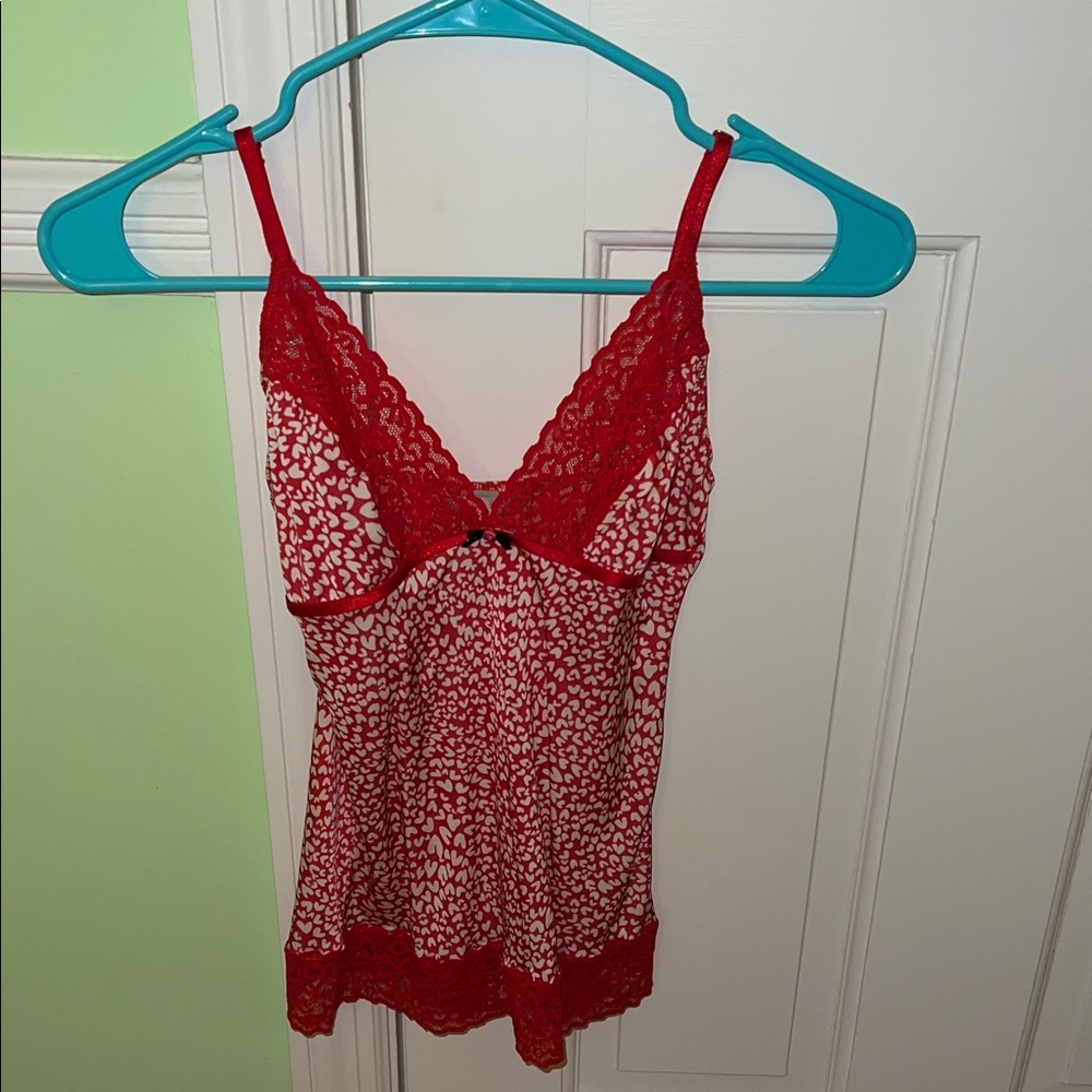 Vintage Victoria’s Secret heart camisole small 2009
